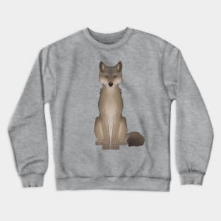 Indian Wolf Crewneck Sweatshirt